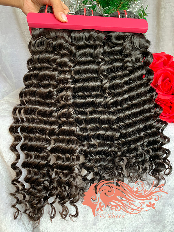 Csqueen 9A Italian Wave 4 Bundles 100% Human Hair Unprocessed Hair - Click Image to Close